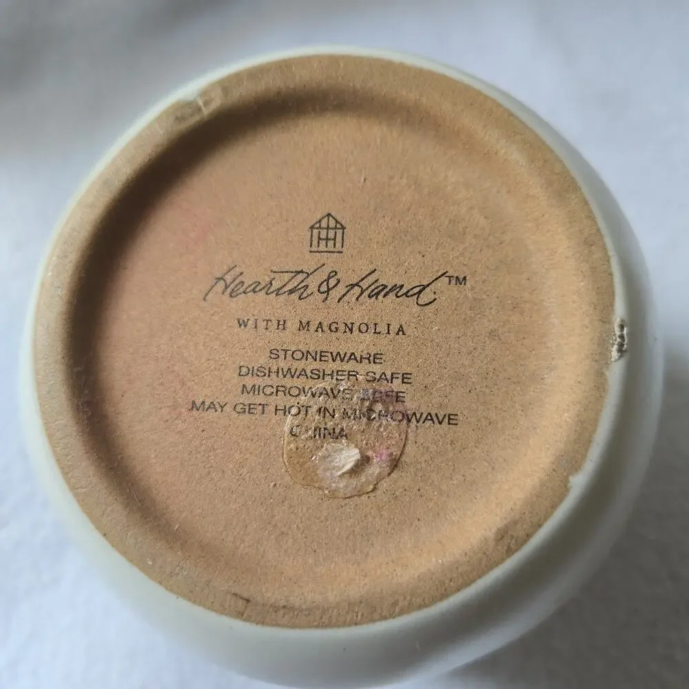 Hearth and & Hand Magnolia Stoneware Cream Cellar Creamer